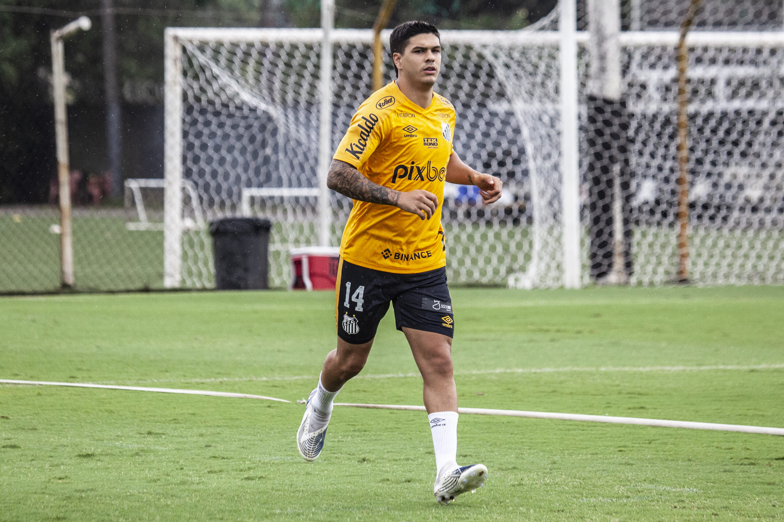 Com Rodrigo Fernández, Santos realiza penúltimo treino antes de enfrentar o São Bernardo