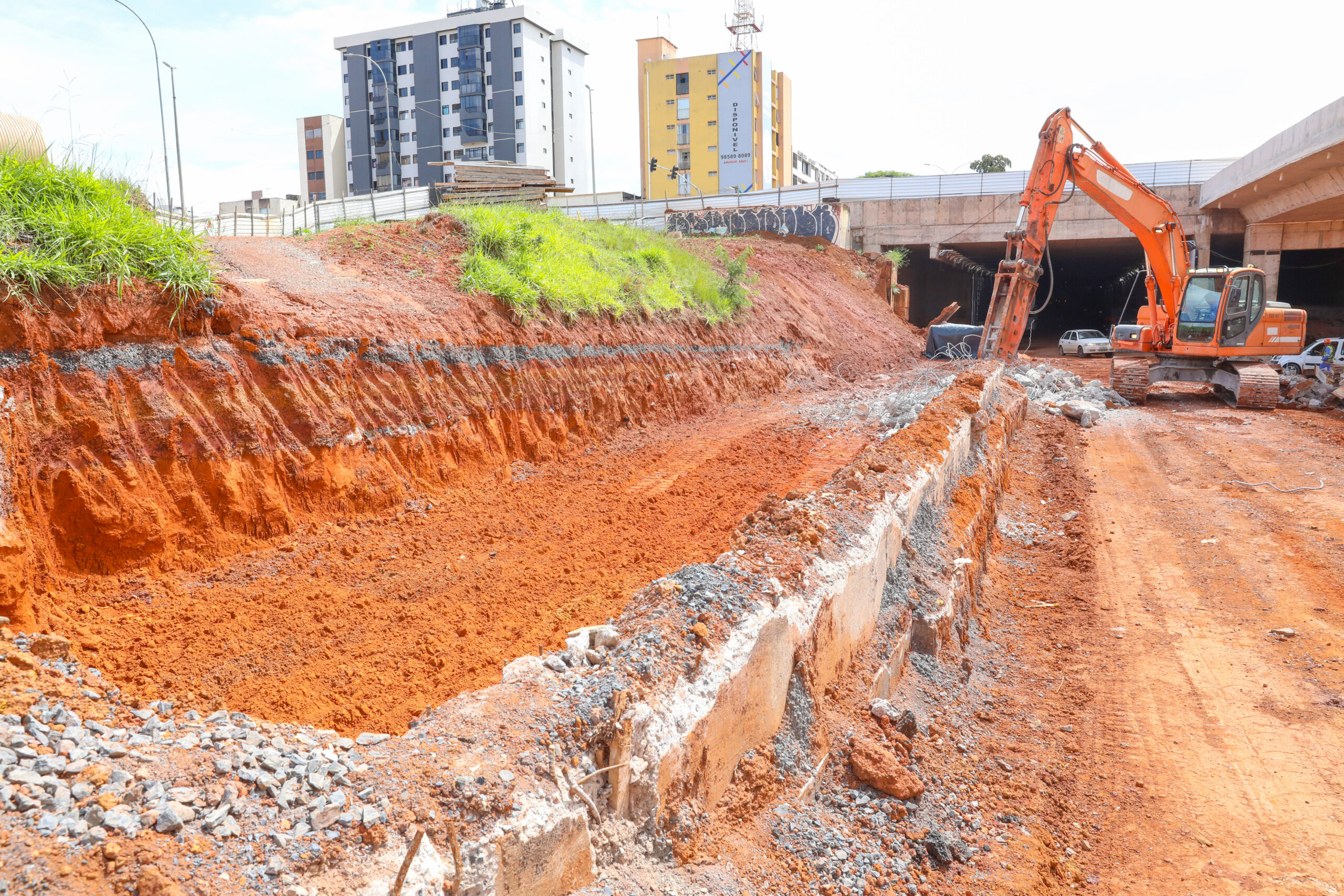 Iniciada ligação entre o Túnel de Taguatinga e a Avenida Elmo Serejo