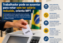 Trabalhador pode se ausentar para votar sem ter salário reduzido, orienta MPT trabalhador-pode-se-ausentar-para-votar-sem-ter-salario-reduzido,-orienta-mpt